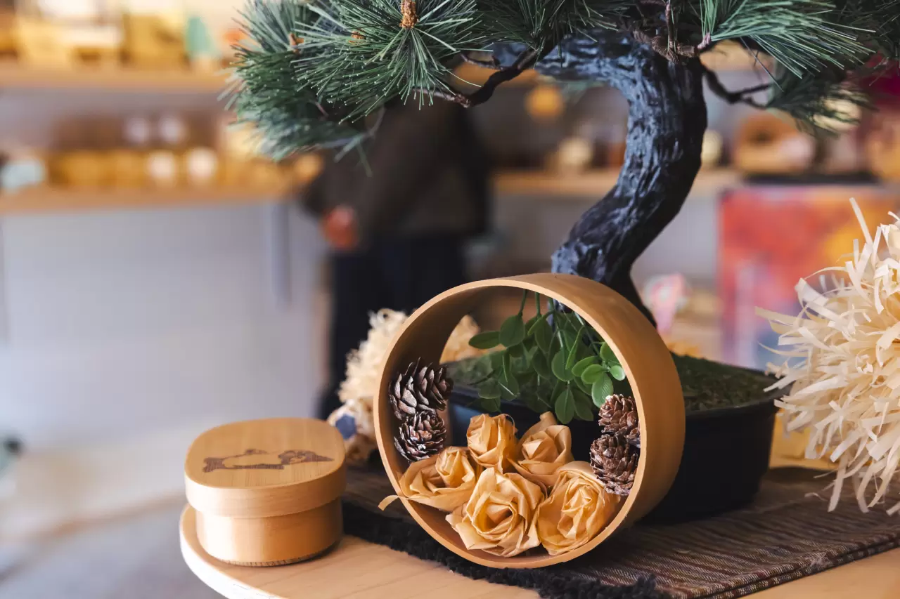 漆園 漆 亀甲形 菓子器 弁当箱 塗り 五客 茶道 懐石 共箱 木箱 六角形 
