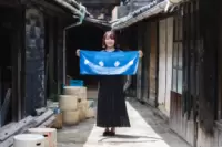 靛蓝染料波穗