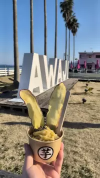 고급 고구마 과자 시미즈 아와지시마 섬 점