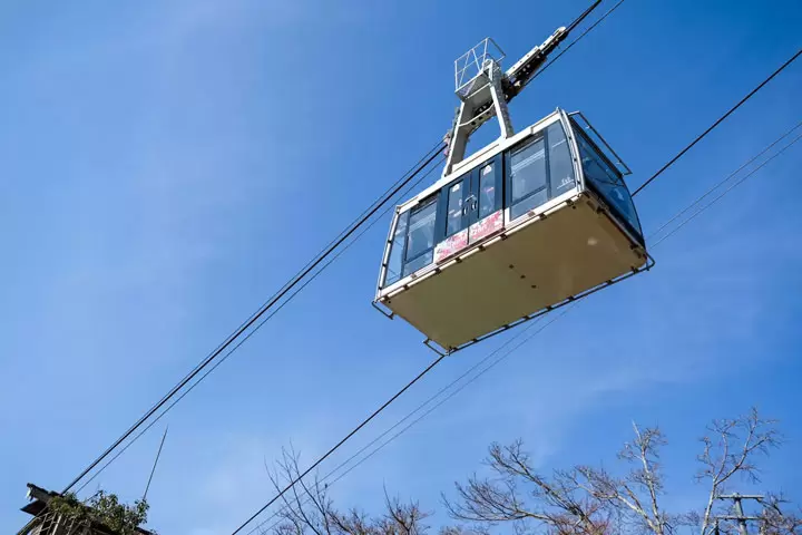 岐阜金華山纜車